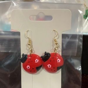 Lady Bug earrings handmade 3 for $20